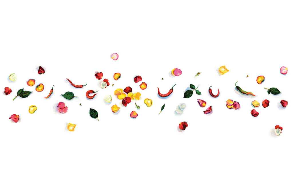 Tischtuch «Rosenpaprika»